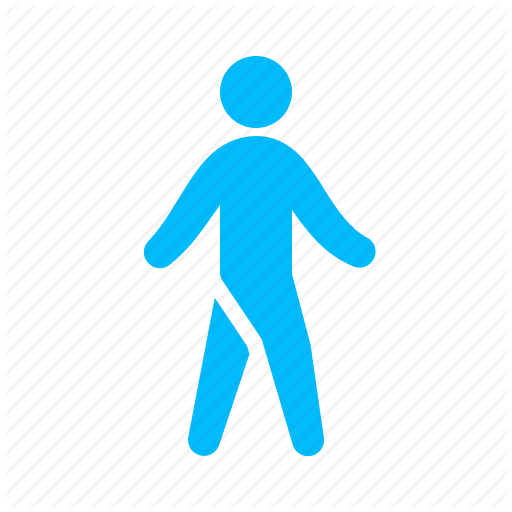 Human, Moving, Walk, Walking Icon