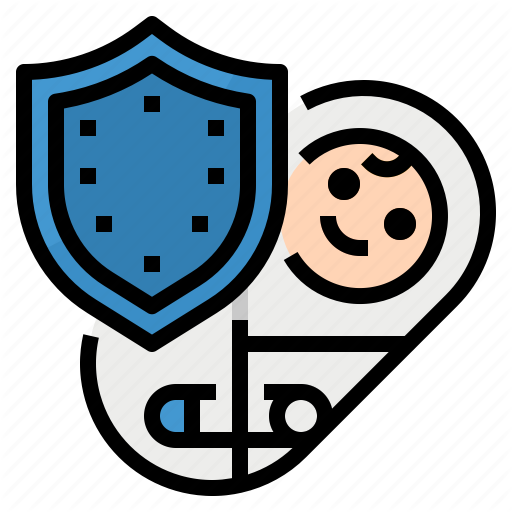 Baby, Care, Injury, Insurance, Protect Icon