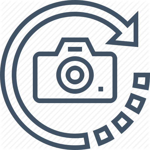 Angle, Camera, Horizontal, Perspective, Rotation, Vertical Icon