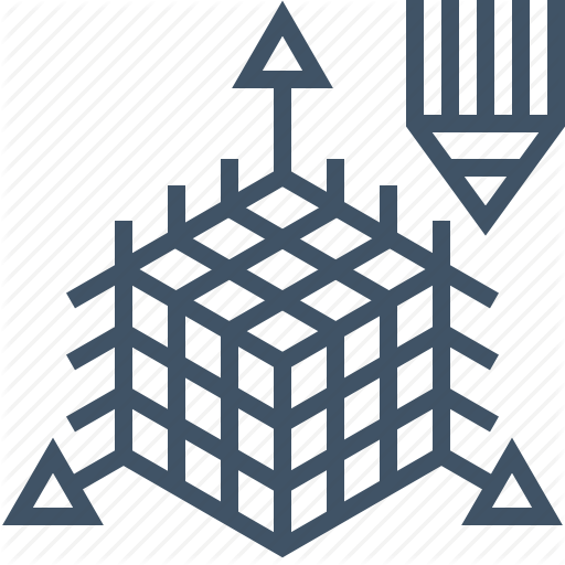 Design, Idea, Model, Modeling, Pencil, Perspective Icon