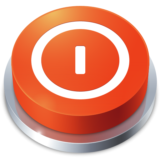 Perspective Button Shutdown Icon I Like Buttons Iconset