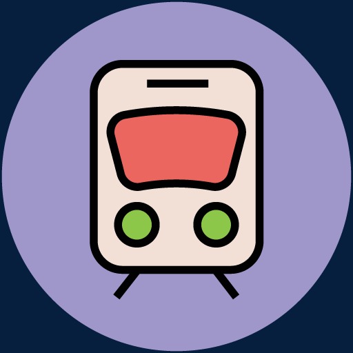 Transportation Perspective Icons Silhouette, Transportation