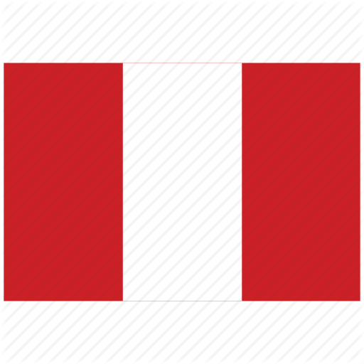 Flag Of Peru, Peru, Peru's Flag, Peru's Square Flag Icon
