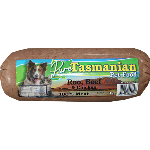 Tasmanian Pet Food Tasmanian Pet Food Roo Beef Chicken