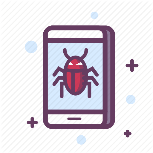 Hacked, Malware, Mobile, Virus Icon