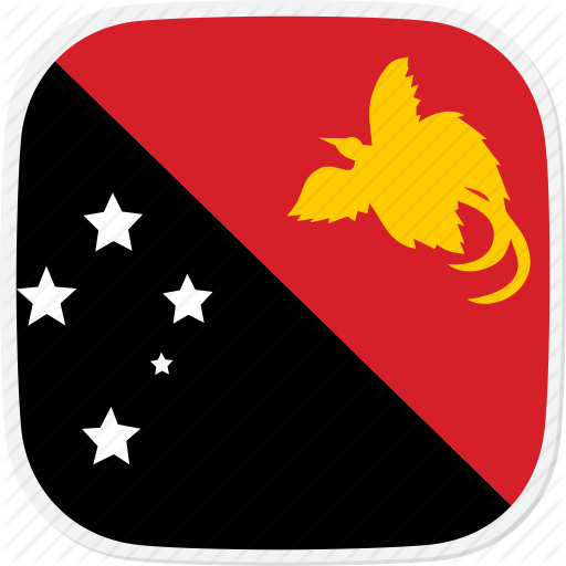 Flag, Guinea, New, Papua, Pg Icon