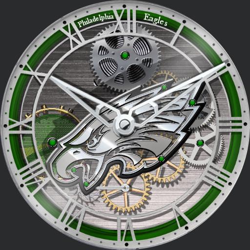 Philadelphia Eagles Skeleton Tourbillon For Watch Urbane