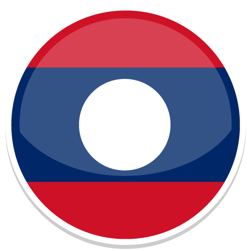 Laos Icon Round World Flags Iconset Custom Icon Design