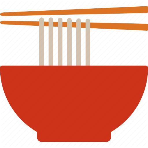 Bowl, Chopsticks, Noodle, Noodles, Pho Icon