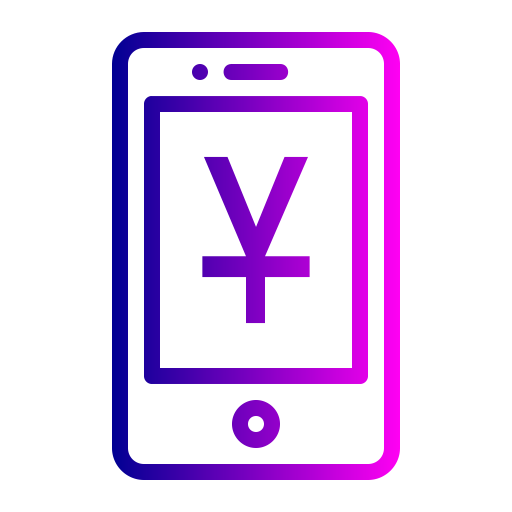 Mobile Outline Black Icon