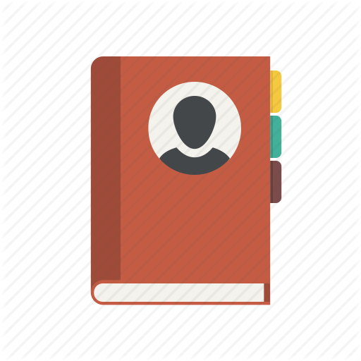 Notebook, Contact List, Phone Book Icon