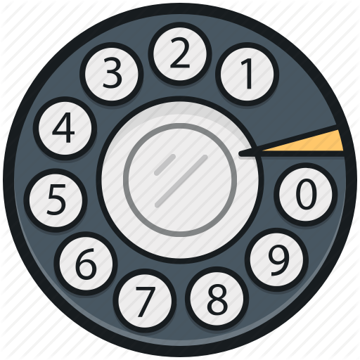 Phone Dialer, Retro Phone, Rotary Dial, Telephone, Telephone