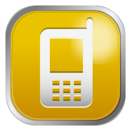 Yellow Mobile Icon