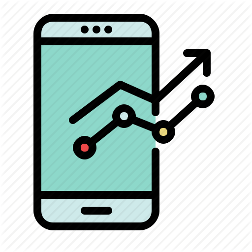 Analytics, Chart, Device, Graph, Marketing, Mobile, Phone Icon
