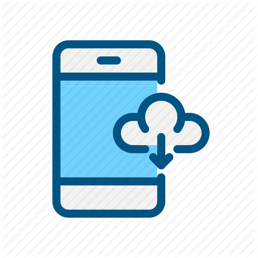 App, Data, Download, Downloading, Mobile, Smart Phone Icon