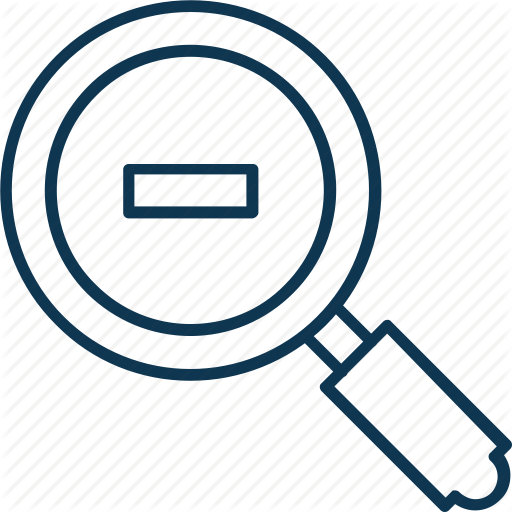 Magnifier, Magnifying, Minus Sign, Zoom Out Icon