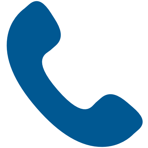 Blue Telephone Icon