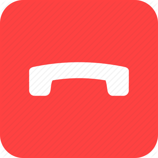 Call, Circle, End, Finish, Phone, Square, Talk Icon