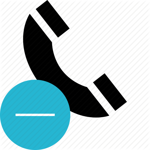 Line, Negative, Phone Icon