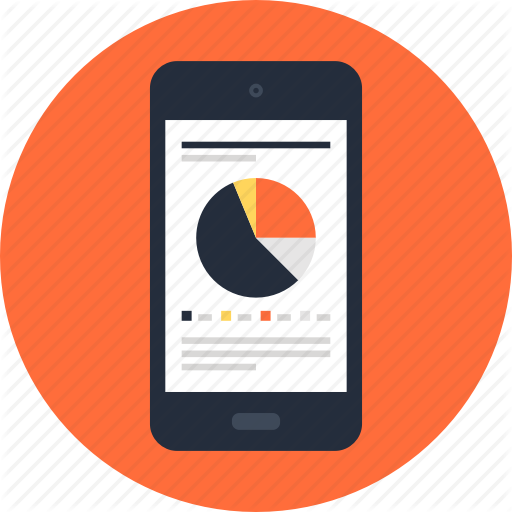 Analytics, Chart, Dashboard, Graph, Mobile, Phone, Statistics Icon