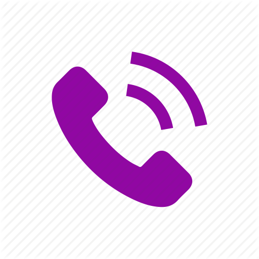 Purple Phone Icon