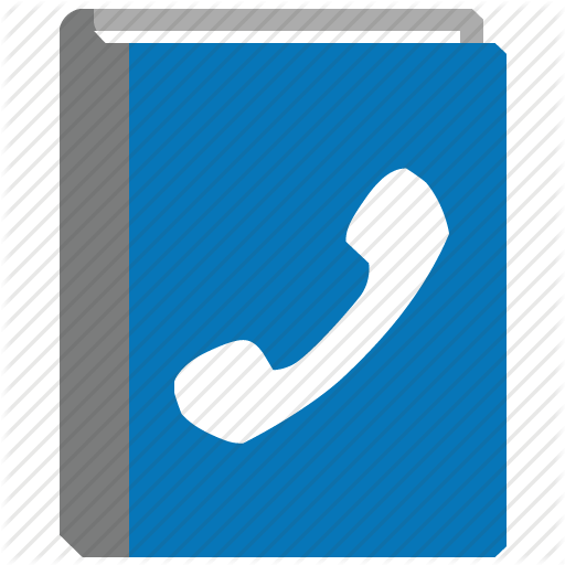 Telephone, Book, Blue, Transparent Png Image Clipart Free Download