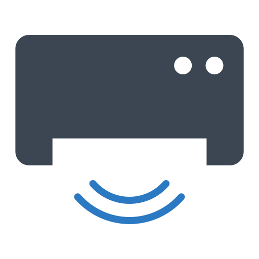 Technology, Machine, Electronic, Device, Printer, Wifi Signal Icon