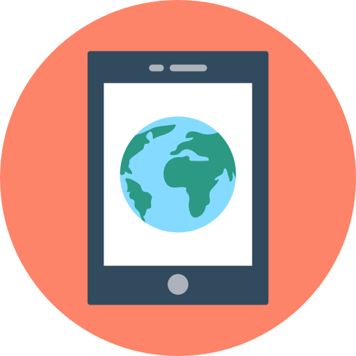 Mobile Phone Icon Communication Vectors Market