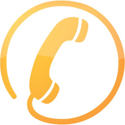 Web Orange Phone Icon