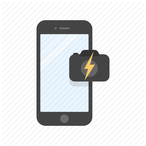 Camera Flash, Capture, Flash, Mobile Camera Icon