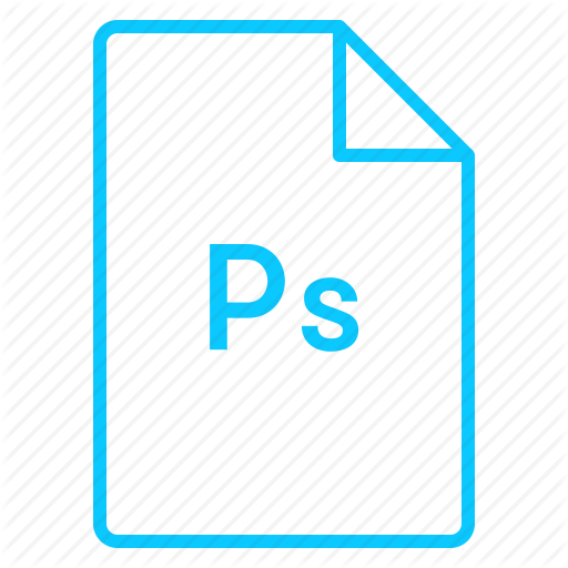 Adobe, Cc, Coloured, File, Outline, Photoshop Icon