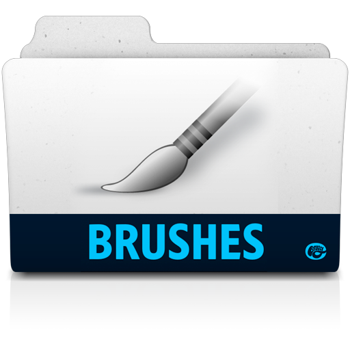 Brushes Folder Icon Adobe Folders Iconset Vladgohn