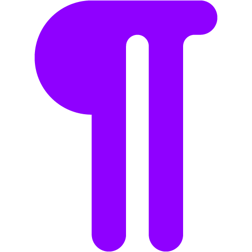 Violet Pi Icon