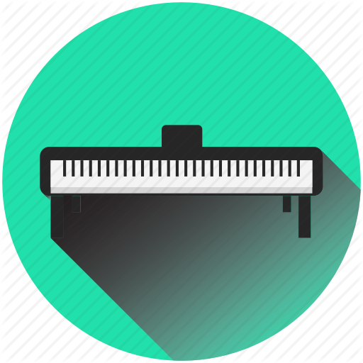 Blackandwhite, Keyboard, Music, Piano, Play, Retro, Television Icon