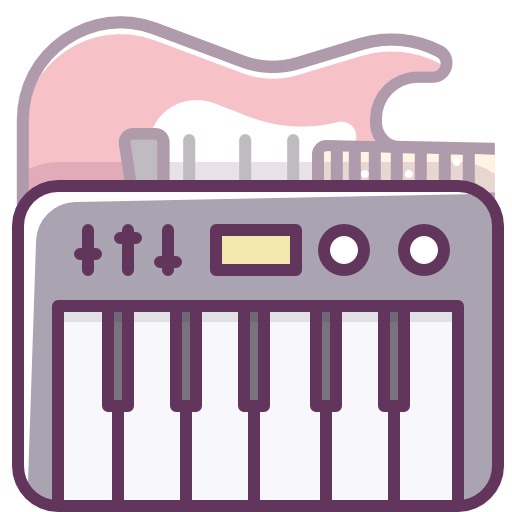 Guitar, Piano, Music, Musical Icon Free Of Device Icons