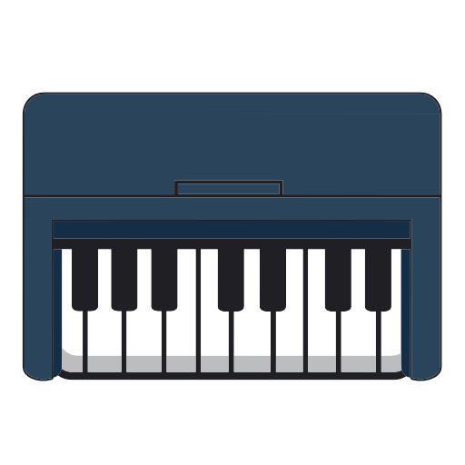 Electric, Piano, Musical, Instrument Icon Free Of Piano