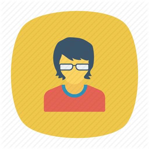 Boy, Collage, Student, Study Icon