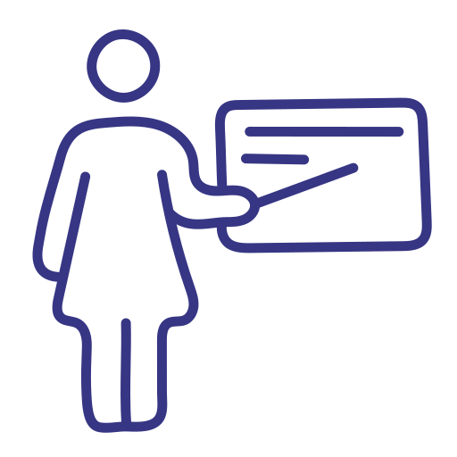 School, Leerkracht Pictogram Gratis Van School Outline Hand