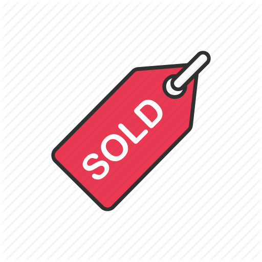 Shopping, Sold, Sold Tag, Unavailable Icon