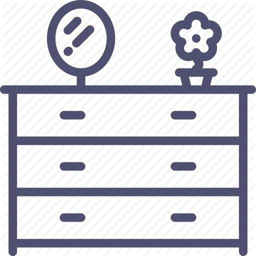 Cabinet, Cupboard, Drawer, Furniture, Glass, Interior, Pier Icon