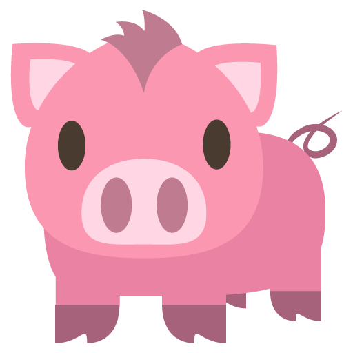 Pig Emoji Vector Icon Free Download Vector Logos Art Graphics