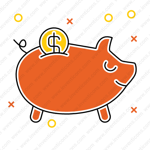 Piggy Bank Icon at GetDrawings | Free download