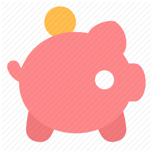 Coin, Money, Piggy Bank Icon