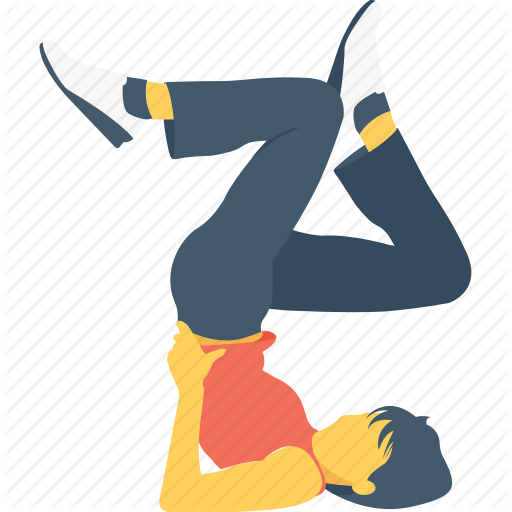 Pilates, Pose, Shoulder Stand, Upside Down, Yoga Icon