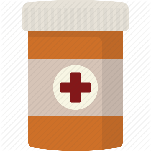 Bottle, Medication, Medicine, Pill Icon