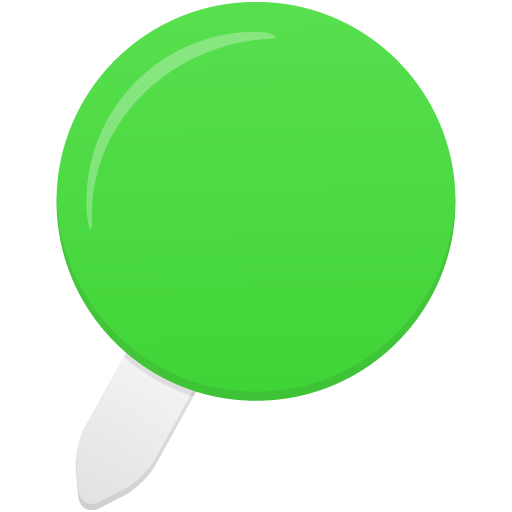 Pin Green Icon Flatastic Iconset Custom Icon Design
