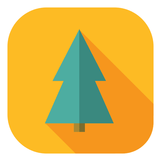 Blue Pine Tree Icon