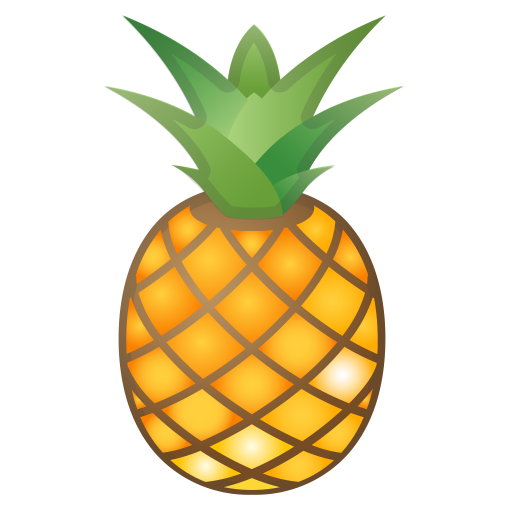 Pineapple Icon Noto Emoji Food Drink Iconset Google