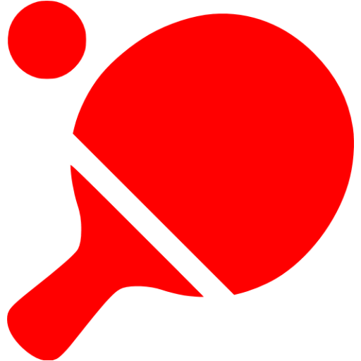 Red Ping Pong Icon