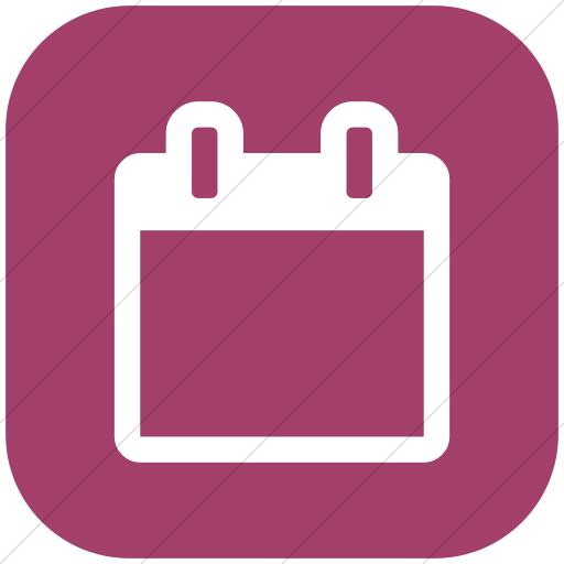 Flat Rounded Square White On Pink Bootstrap Font